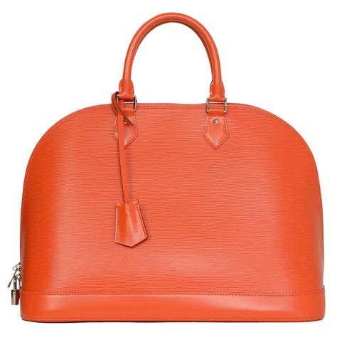 louis vuitton bag with orange